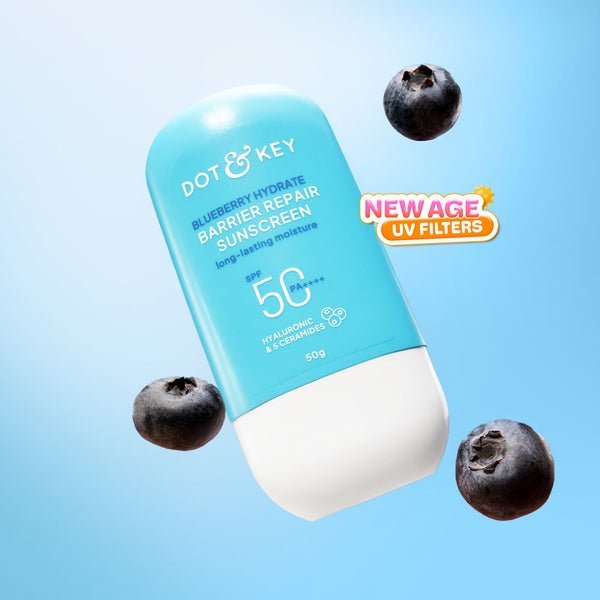 Dot & Key Blueberry Barrier Repair Sunscreen SPF 50+ PA++++ - Dot & Key · India in Bangladesh