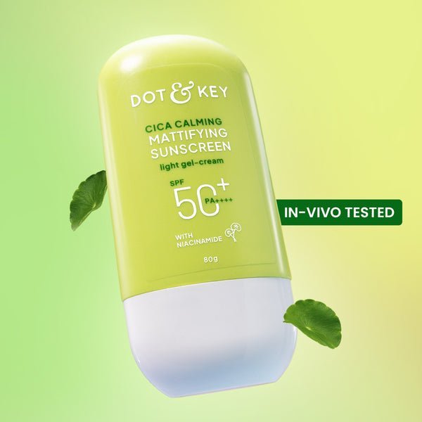 Dot & Key Cica + Niacinamide Sunscreen SPF 50+ PA++++ - Dot & Key · India in Bangladesh