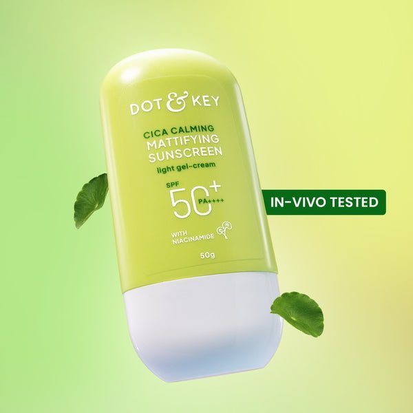 Dot & Key Cica + Niacinamide Sunscreen SPF 50+ PA++++ - Dot & Key · India in Bangladesh