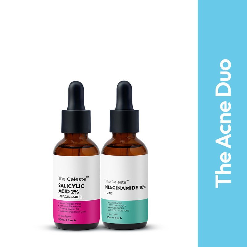 Acne Duo · Salicylic Acid + Niacinamide - The Celeste · Bangladesh in Bangladesh