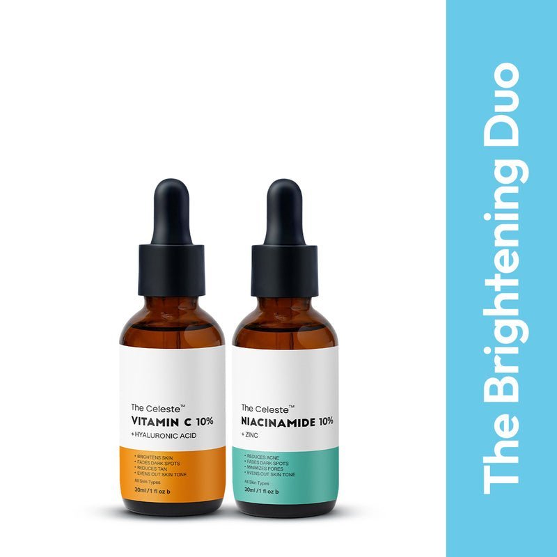 Brightening Duo · Vitamin C + Niacinamide - The Celeste · Bangladesh in Bangladesh