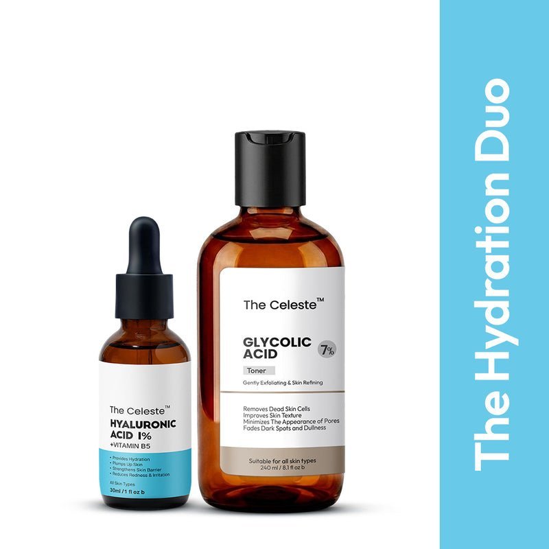 Hydration Duo · Hyaluronic Acid + Glycolic Toner - The Celeste · Bangladesh in Bangladesh