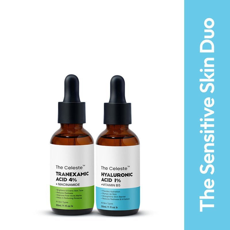 Sensitive Skin Duo · Hyaluronic Acid + Tranexamic Acid - The Celeste · Bangladesh in Bangladesh