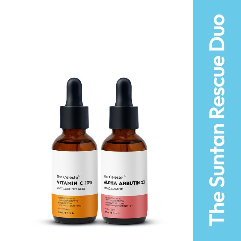 Suntan Rescue Duo · Vitamin C + Alpha Arbutin - The Celeste · Bangladesh in Bangladesh