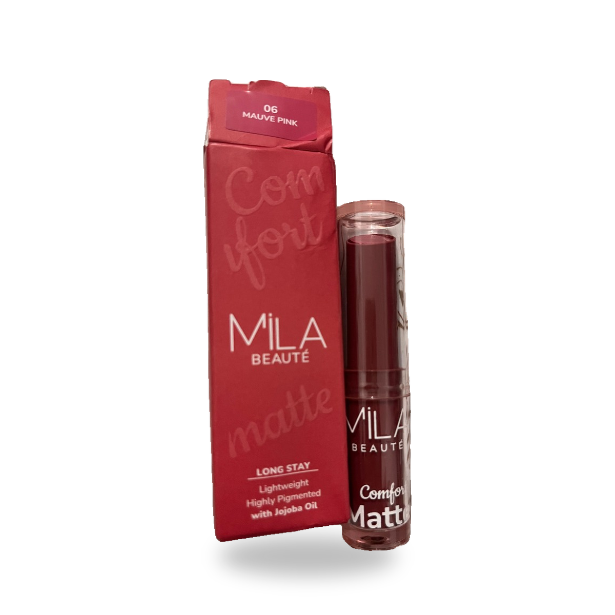 Mila Beauté Comfort Matte Long Stay Lipstick · 06 Mauve Pink - Mila Beauté · India in Bangladesh